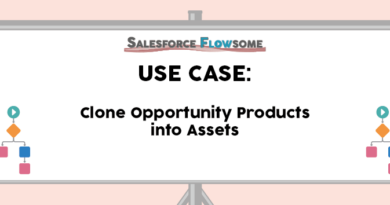 Use Case: Clone Opportunity Products To Assets